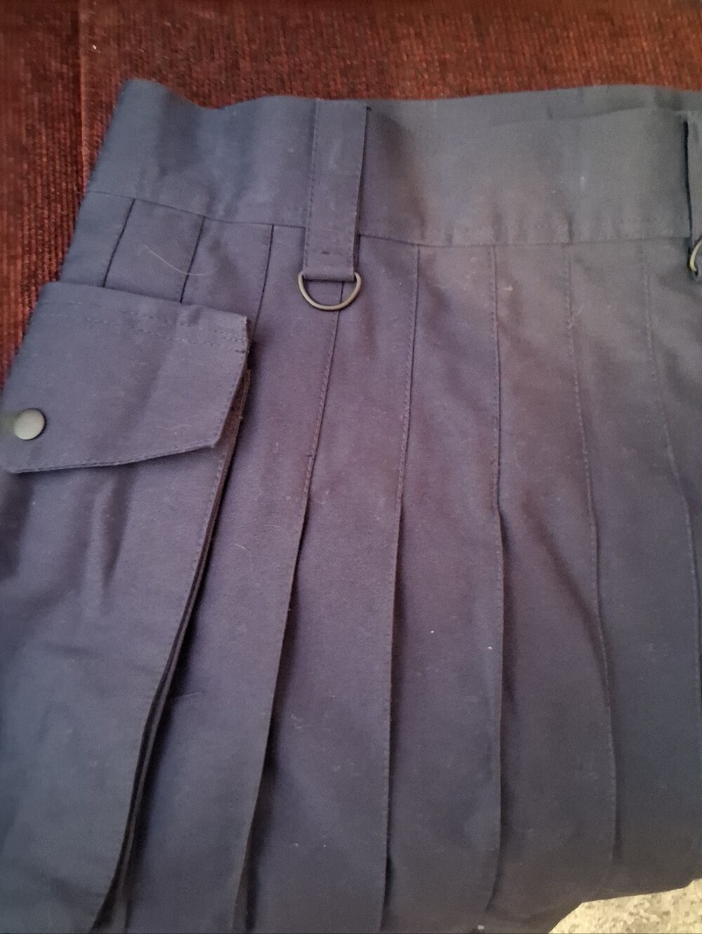 Kilted bros Mens navy blue utility kilt ,  Heavy Duty, Durable, sz 50 Exc Cond - Picture 6 of 9